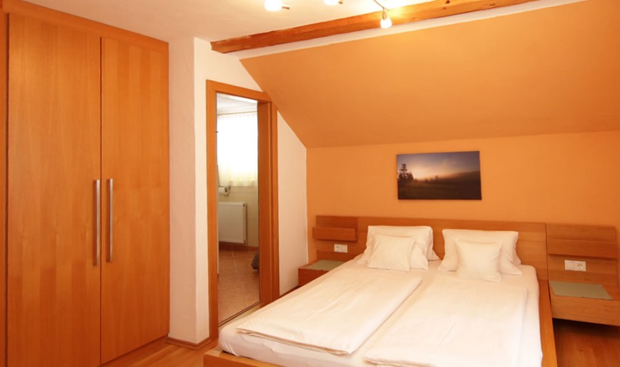 Schlafzimmer des Appartementhaus Rittisserhof in Ramsau am Dachstein