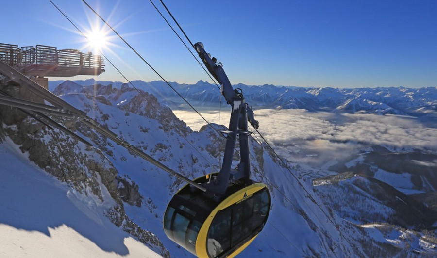 Dachstein-Seilbahn im Winter